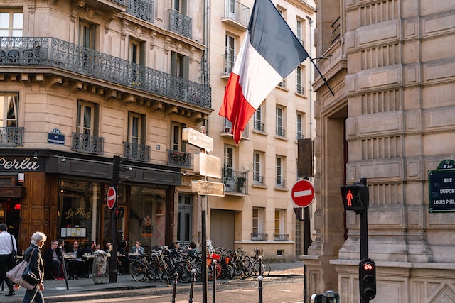 Streets of Paris, France